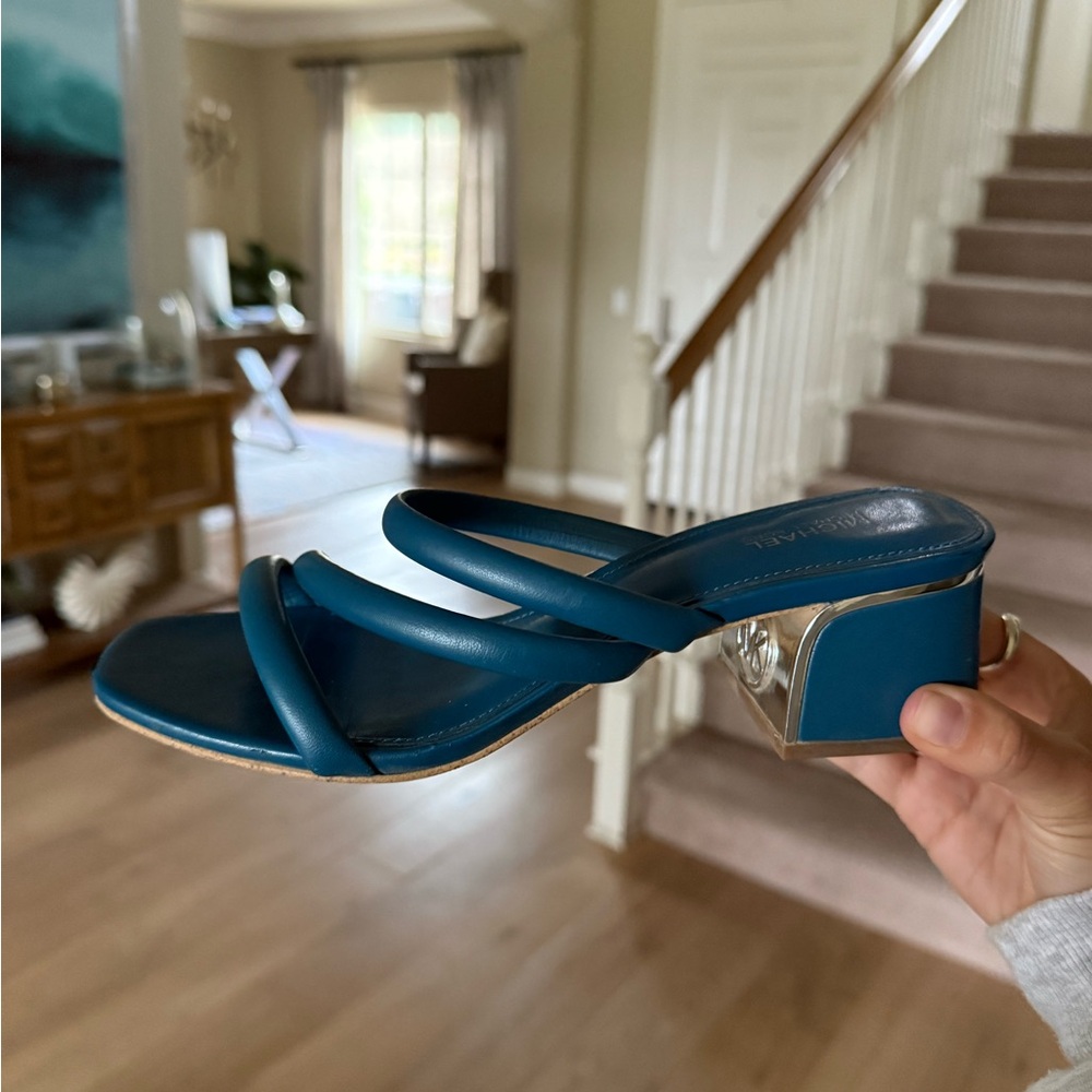 Michael Kora Blue Sandals